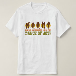 Dance of Joy Funny 80s Retro Pop Culture Graphic T-Shirt