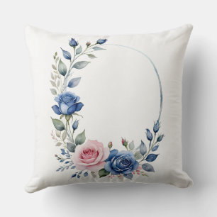 Dance of Roses Throw Pillow
