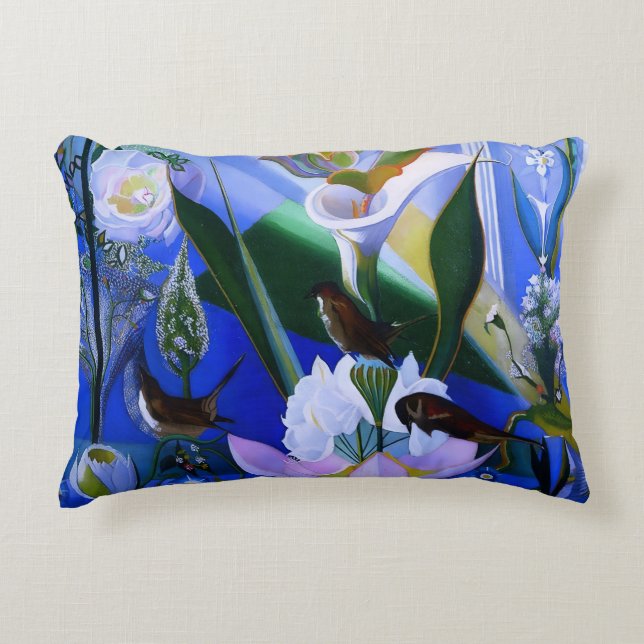Dance of Spring by Joseph Stella Accent Pillow (Front)