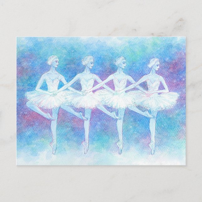 Dance of the Baby Swans Postcard (Front)