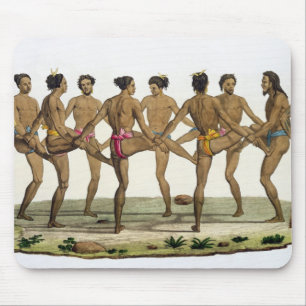 Dance of the Caroline Islanders, plate 22 from 'Le Mouse Pad