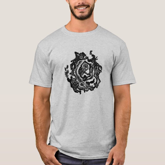 Dance of the Dead Jose Posada - Basic T-Shirt (Front)