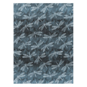 Dance of the Dragonflies Elegant Teal Green Tablecloth