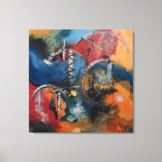 Dance of the Elements Canvas Print