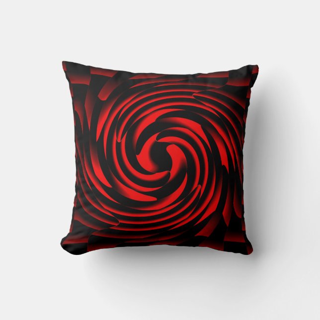 Dance of the elements of fire throw pillow (Front)