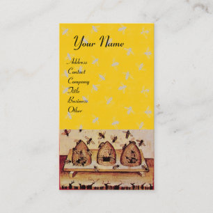 DANCE OF THE HONEY BEES ,FOUR ELEMENTS,Wax Seal Business Card