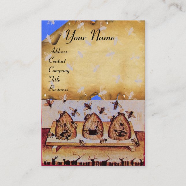 DANCE OF THE HONEY BEES WITH FOUR ELEMENTS BUSINESS CARD (Front)