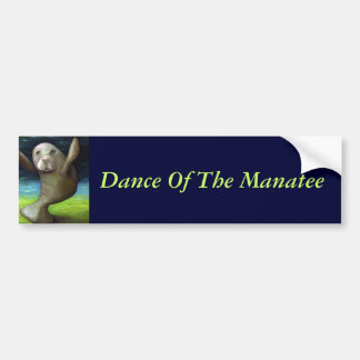 Dance Of The Manatee Bumper Sticker