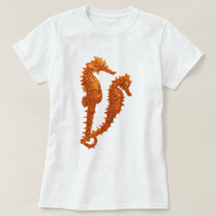 Dance Of The Seahorses (Orange) T-Shirt