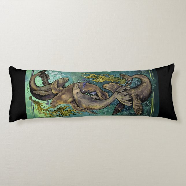 Dance of the Selkies Body Pillow (Back)