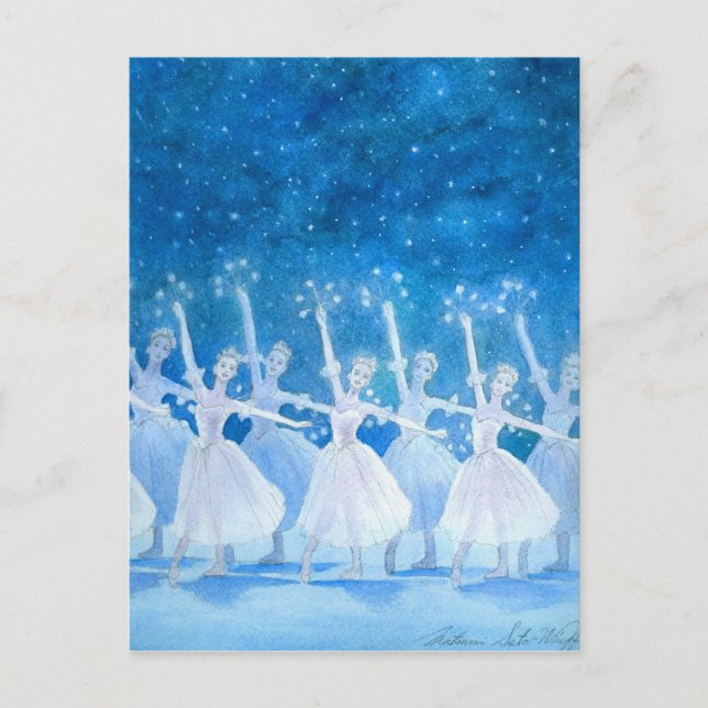 Dance of the Snowflakes Postcard (Front)