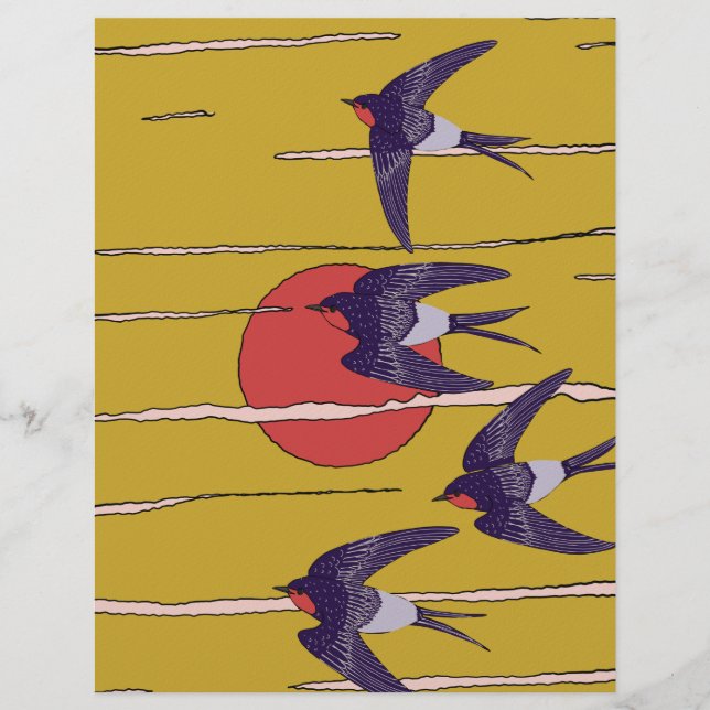 Dance of the Swallows Letterhead (Front)