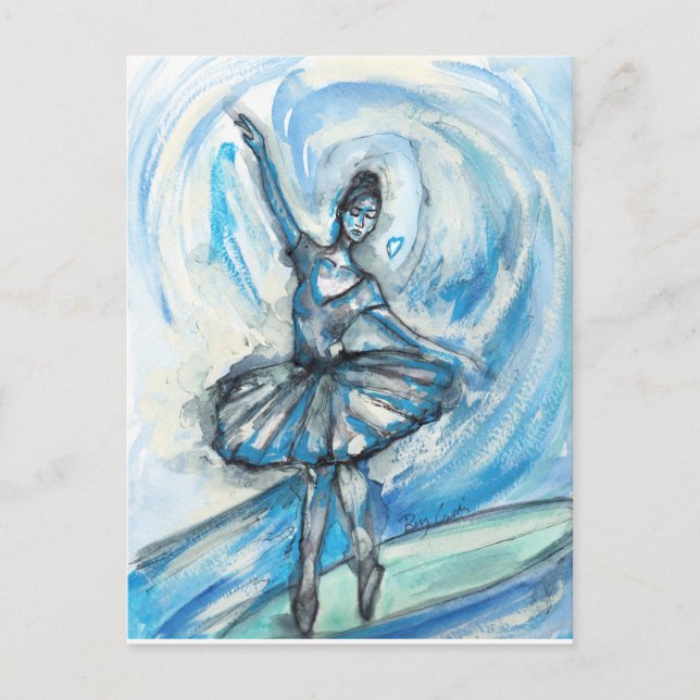 Dance on the Surf Postcard (Front)