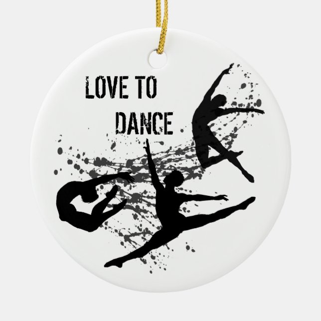 Dance Ornament (customizable) (Front)