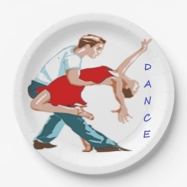 DANCE PAPER PLATE (Front)