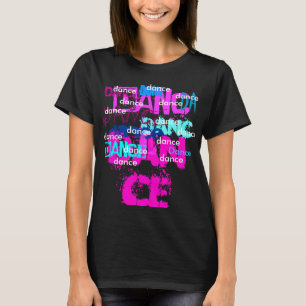 Dance Pink/Teal Overlay T-Shirt