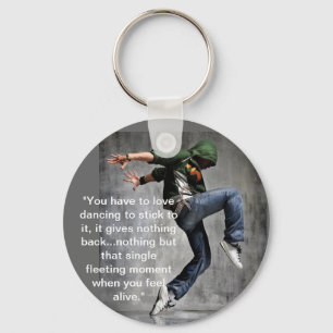 Dance Quote Keychain