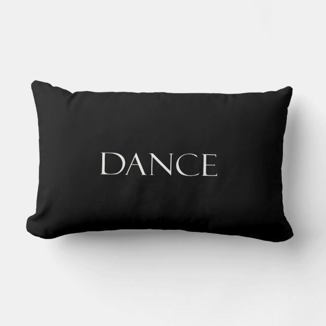 Dance Quotes Inspirational Dancing Quote Lumbar Pillow (Front)