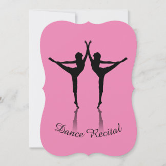 Dance recital invitation custom color