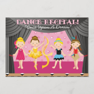 Dance Recital Invitations