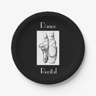 Dance Recital Paper Plates