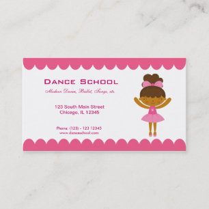 Dance School Business Card