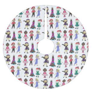 Dance School Studio Ballet Tap Jazz Lyrical Acro Brushed Polyester Tree Skirt