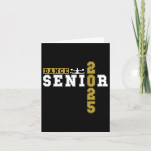 Dance Senior Night Dance Senior 2025 Graduation 14 Card