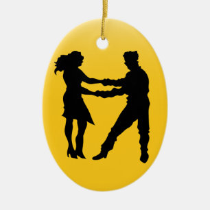 Dance - Shag, Jitterbug, BeBop- SRF Ceramic Ornament