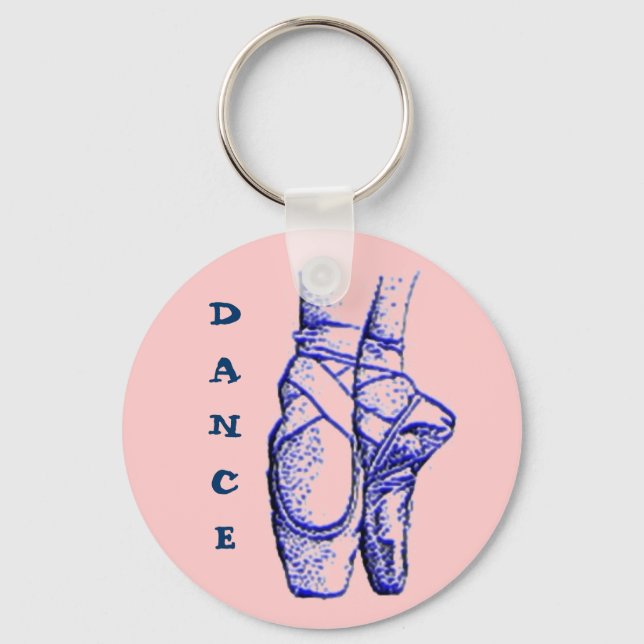 Dance shoes keychain (Front)
