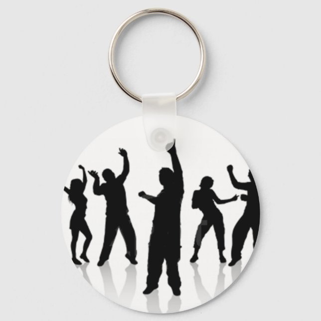 Dance silhouette keychain (Front)