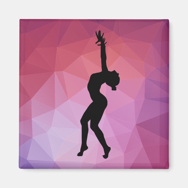 Dance silhouette Magnet (Front)