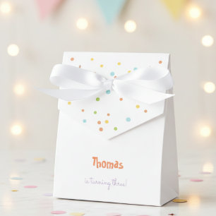 Dance sing and play kids birthday favor box