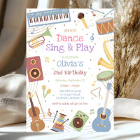 Dance Sing Play Musical Instrument Birthday Party 