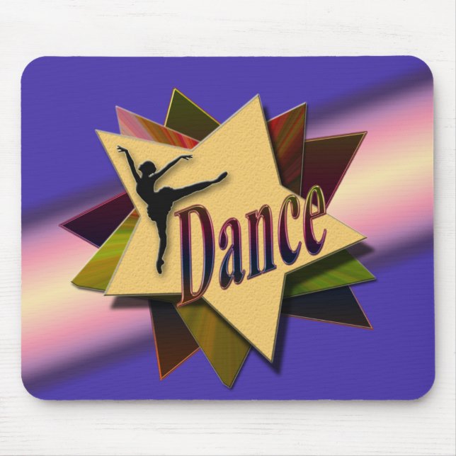 Dance star with dancer mouse pad (Front)