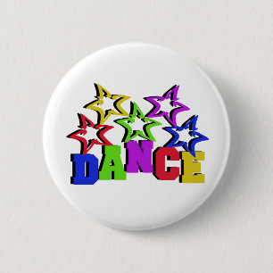 Dance Stars 2 Inch Round Button