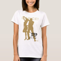 Dance! Step for Love Baby Doll gold silhouette