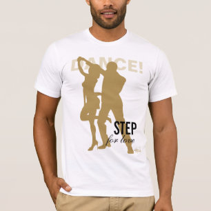 Dance! Step for Love gold silhouette T-Shirt