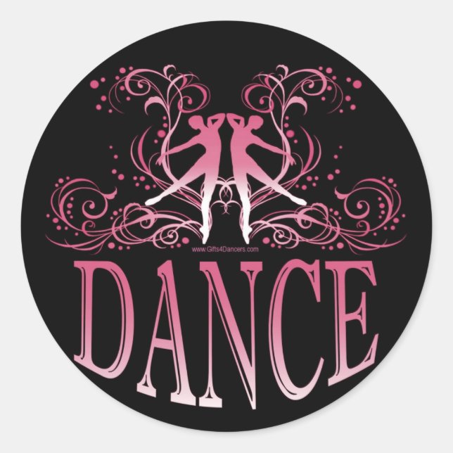 Dance Sticker (rose) (Front)