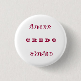 Dance studio CREDO 1 Inch Round Button