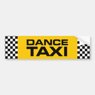 Dance Taxi (Ballet) Bumper Sticker
