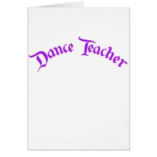 Dance Teacher (customize)