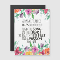 Dance teacher decor Ballet Coach Appreciation Gift