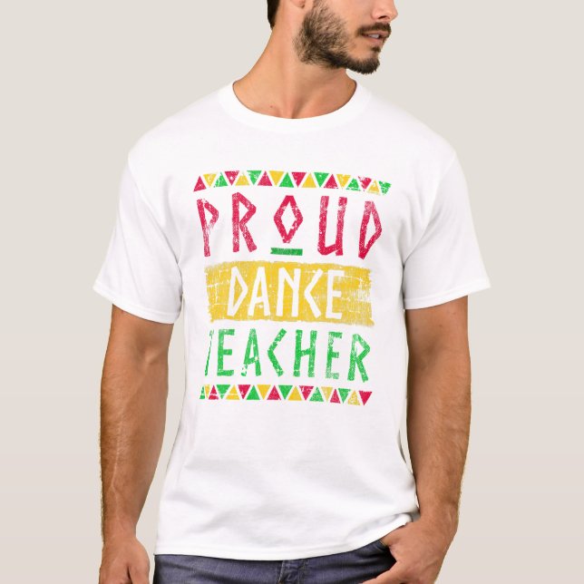 Dance Teacher Gift for Black T-Shirt (Front)