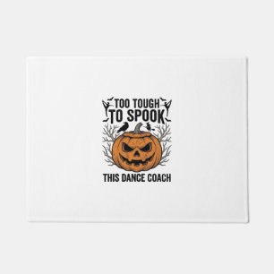 Dance Teacher Halloween Pumpkin Engraving Shirt De Doormat
