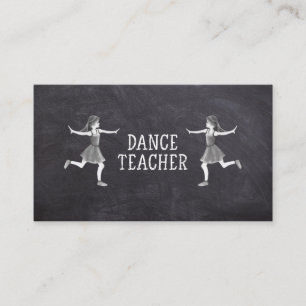 Dance Teacher Lessons Dancing Instructor Classes Business Card