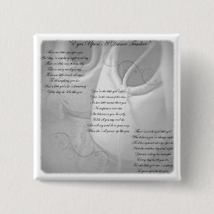 Dance Teacher Poem 2 Inch Square Button