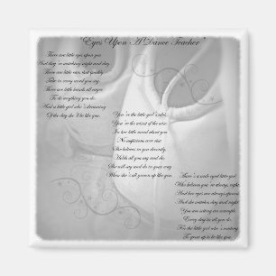 Dance Teacher Poem Magnet