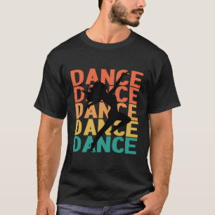 Dance Teacher Print - Retro Dancer Print For Dance T-Shirt