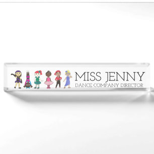 Dance Teacher Studio Owner Company Director Nameplate